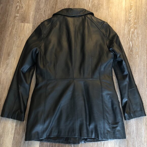 Danier women's Leather Jacket Brand New M Detailed - Picture 2 of 5